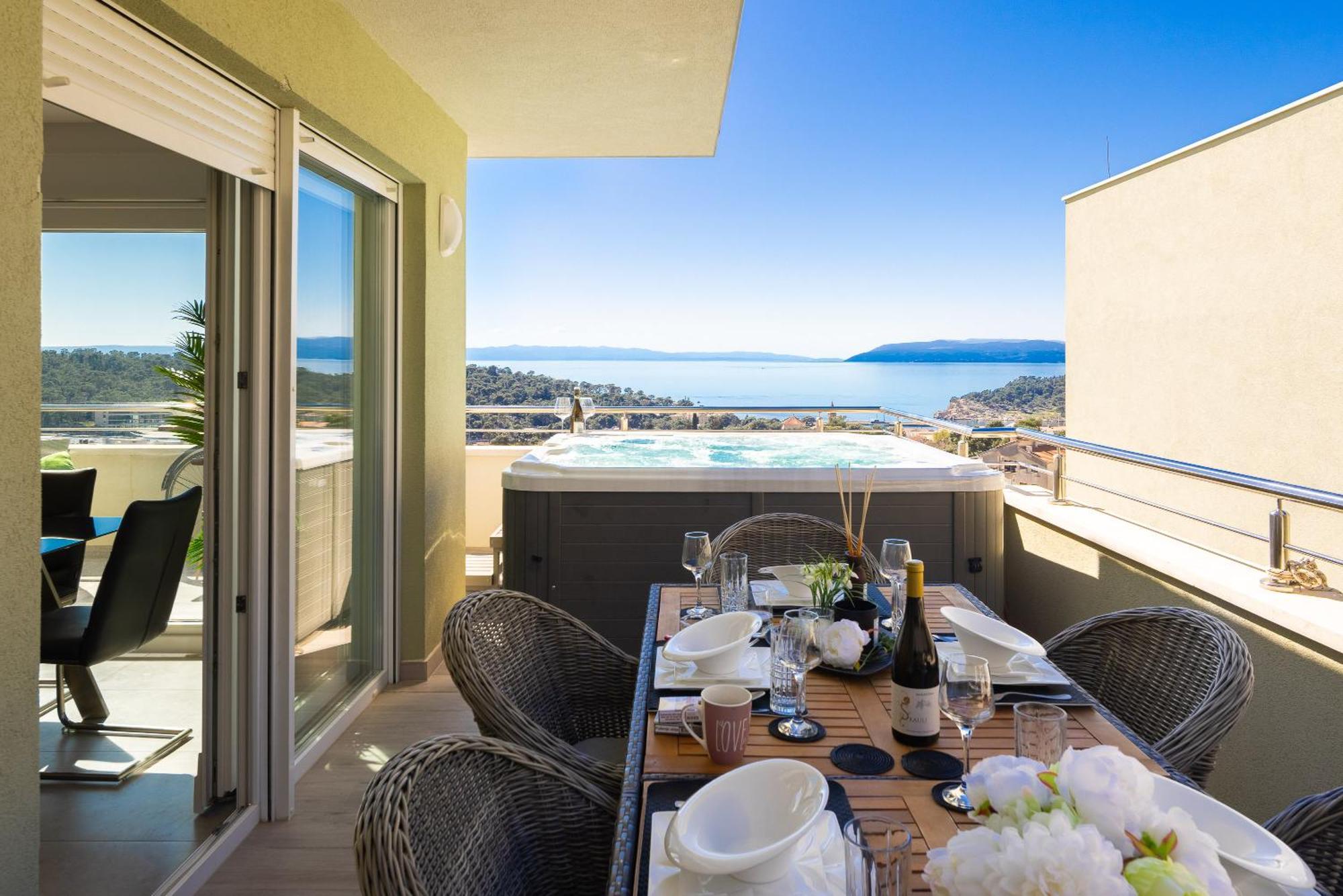 Luxury Penthouse With Jacuzzi, Panoramic View *